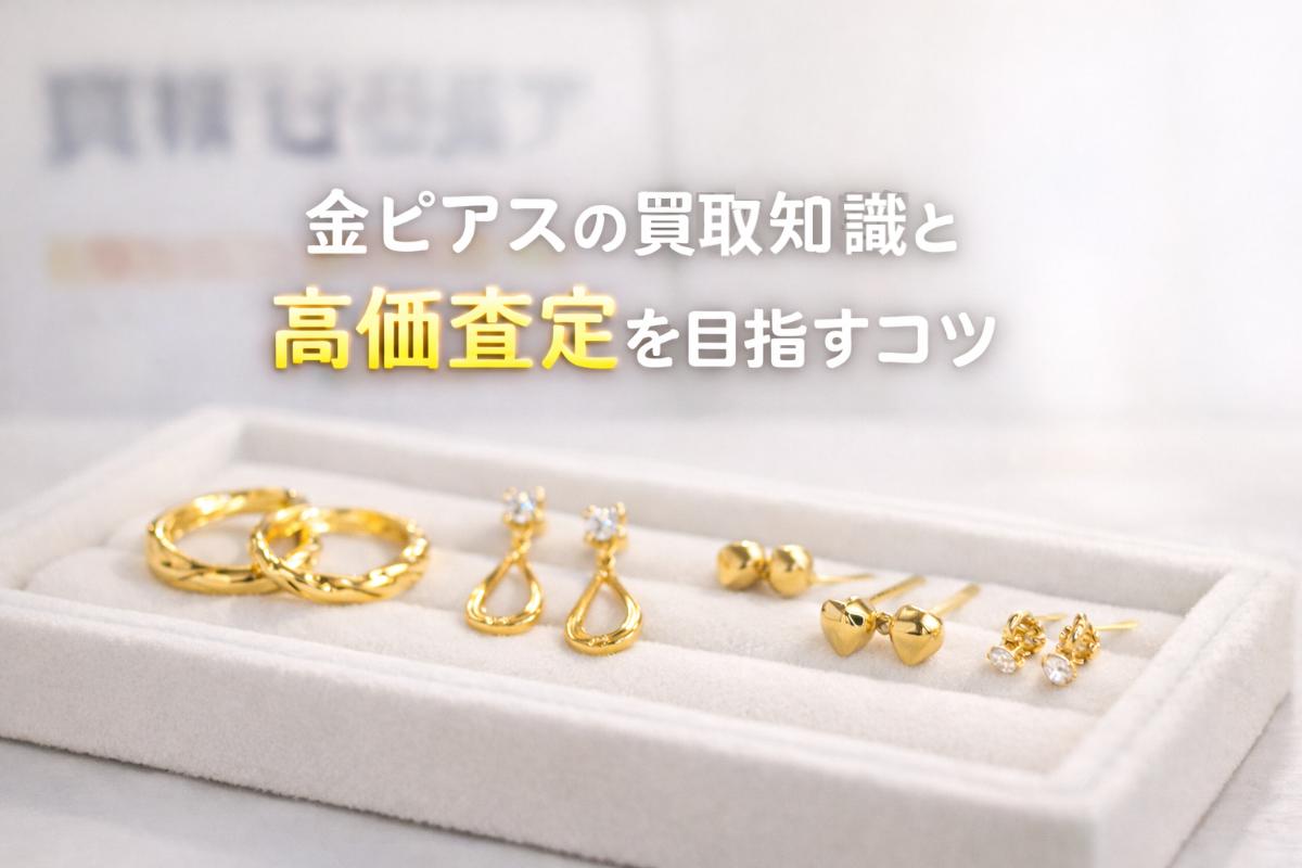 金ピアス買取の基礎知識と高価査定を目指すコツを解説！