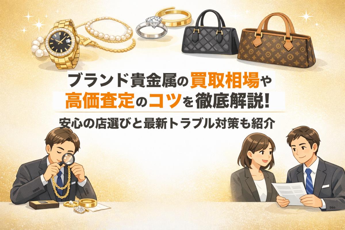 ブランド貴金属の買取相場や高価査定のコツを徹底解説！安心の店選びと最新トラブル対策も紹介