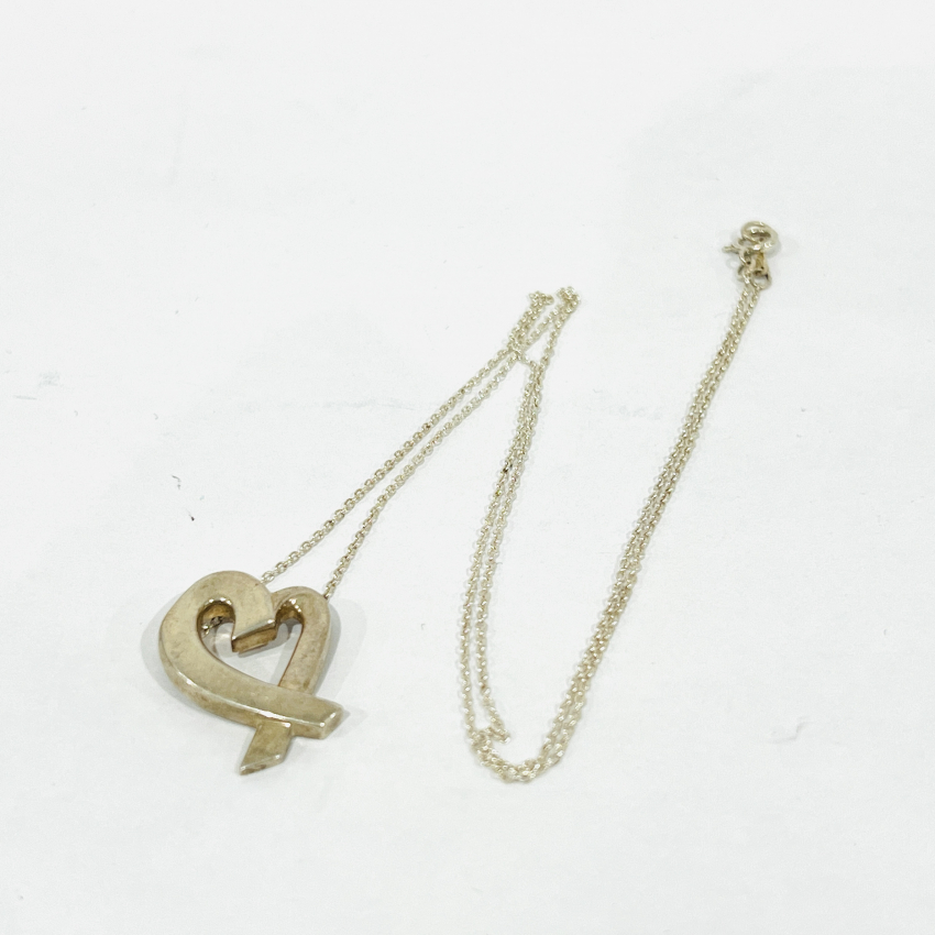 Tiffany　SV925　ラビングハートネックレス