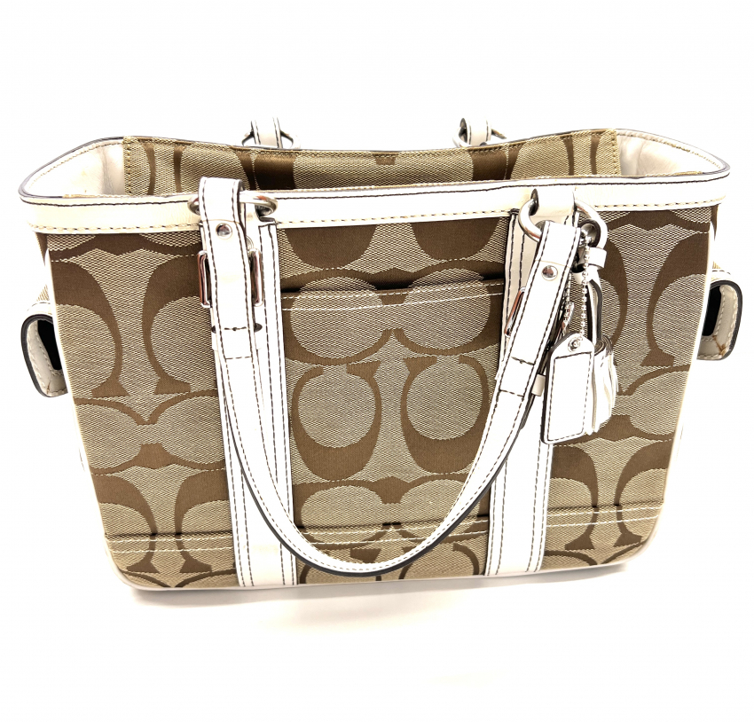 COACH コーチトートバッグ シグネチャー NK05J-6234 ブラウン キャンバス