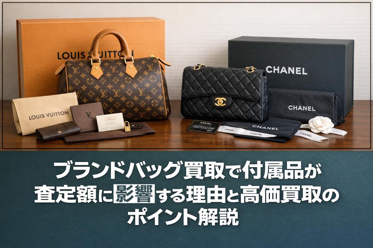 ブランドバッグ買取で付属品が査定額に影響する理由と高価買取のポイント解説