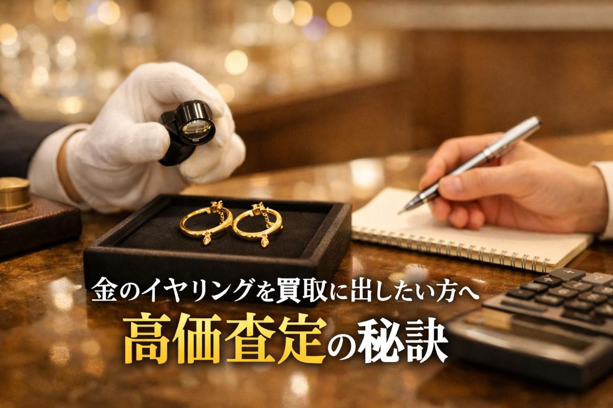 金のイヤリングを買取に出したい方へ・高価査定の秘訣が基礎からわかるガイド！