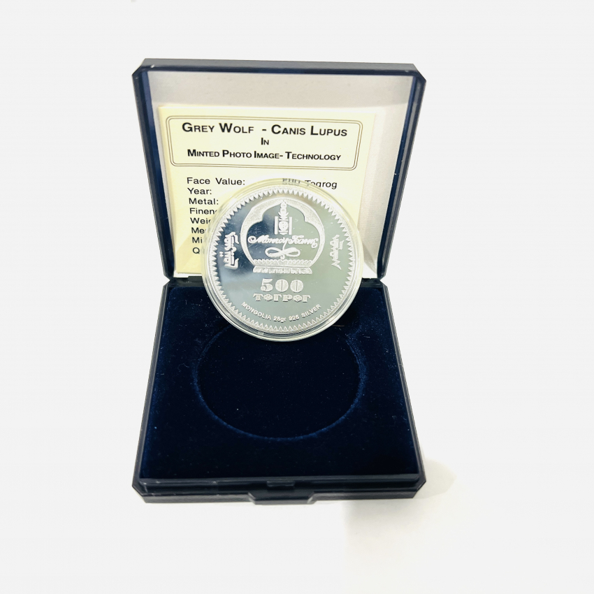 SV925　500トゥグルグ銀貨