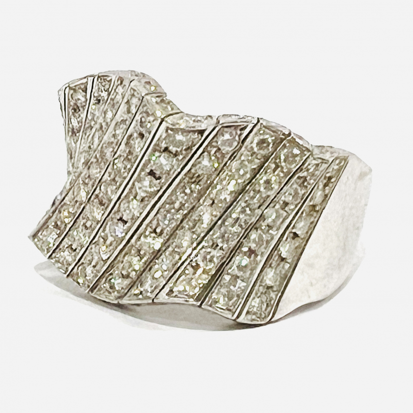 Pt900　プラチナ　リング　ダイヤモンド