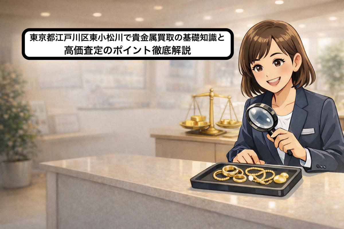 東京都江戸川区東小松川で貴金属買取の基礎知識と高価査定のポイント徹底解説