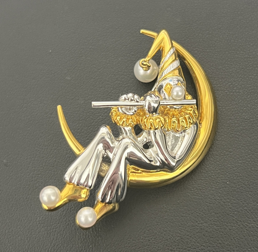 MIKIMOTO　ミキモト　パール付きブローチ