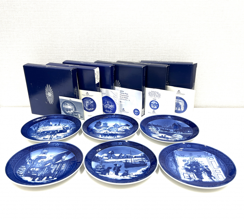 Royal Copenhagen 　イヤープレート　1995年～2000年版