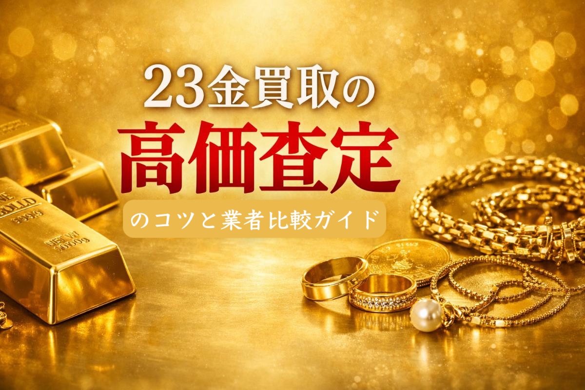 23金買取の高価査定のコツと業者比較ガイド
