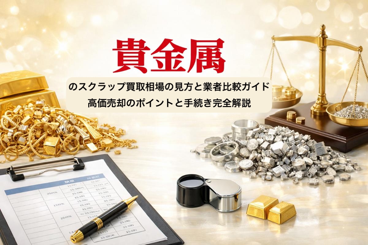 貴金属のスクラップ買取相場の見方と業者比較ガイド|高価売却のポイントと手続き完全解説