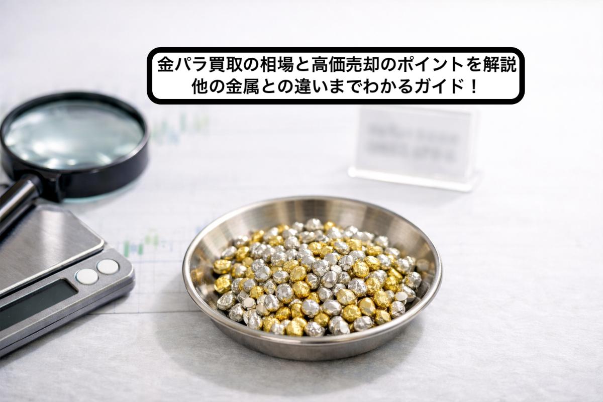 金パラ買取の相場と高価売却のポイントを解説｜他の金属との違いまでわかるガイド！