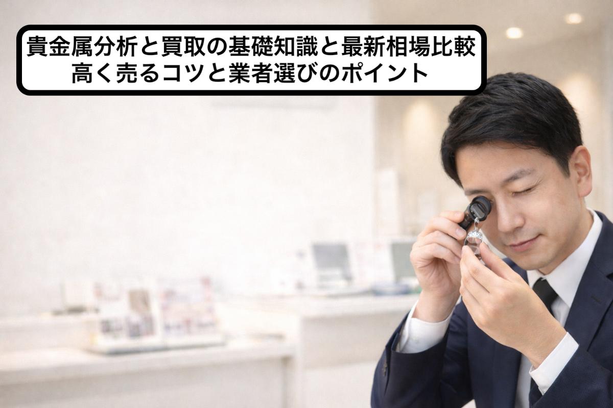 貴金属分析と買取の基礎知識と最新相場比較｜高く売るコツと業者選びのポイント