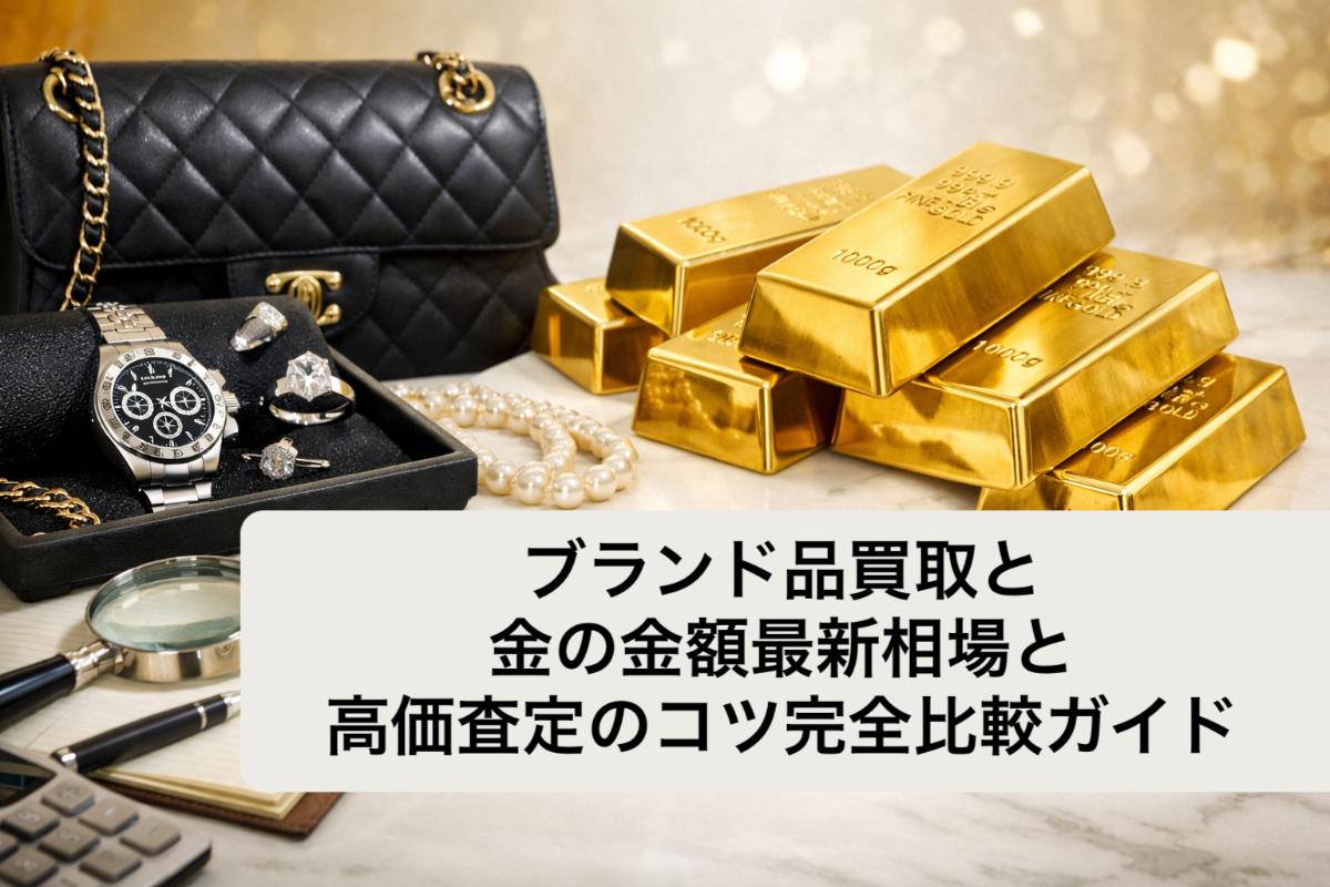 ブランド品買取と金の金額最新相場と高価査定のコツ完全比較ガイド