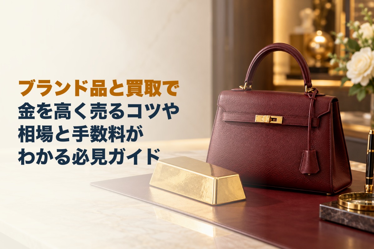 ブランド品と買取で金を高く売るコツや相場と手数料がわかる必見ガイド