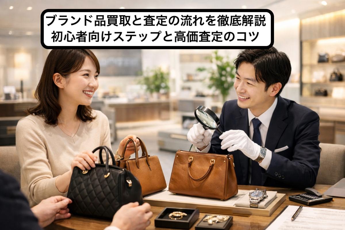 ブランド品買取と査定の流れを徹底解説｜初心者向けステップと高価査定のコツ