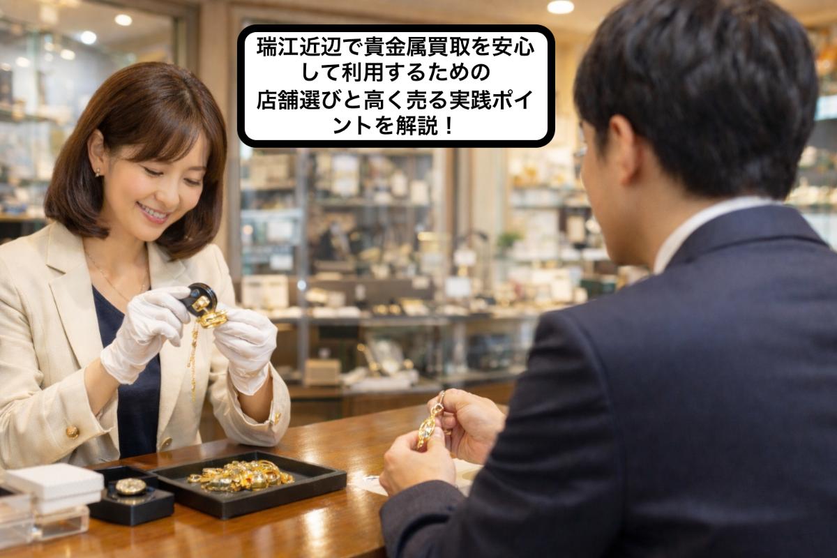 瑞江近辺で貴金属買取を安心して利用するための店舗選びと高く売る実践ポイントを解説！