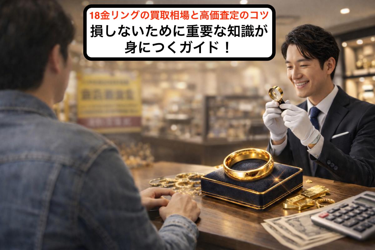 18金リングの買取相場と高価査定のコツ｜損しないために重要な知識が身につくガイド！