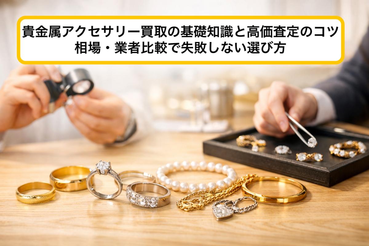 貴金属アクセサリー買取の基礎知識と高価査定のコツ｜相場・業者比較で失敗しない選び方