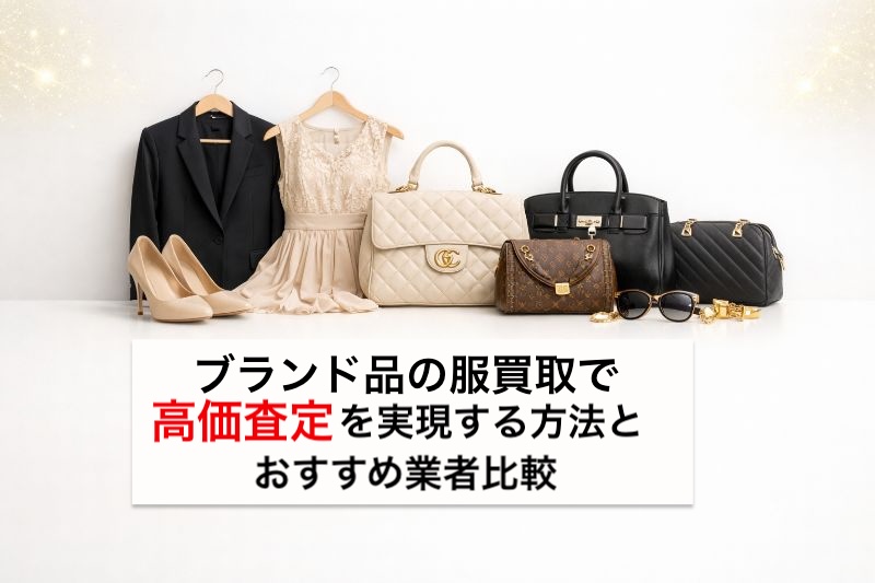 ブランド品の服買取で高価査定を実現する方法とおすすめ業者比較