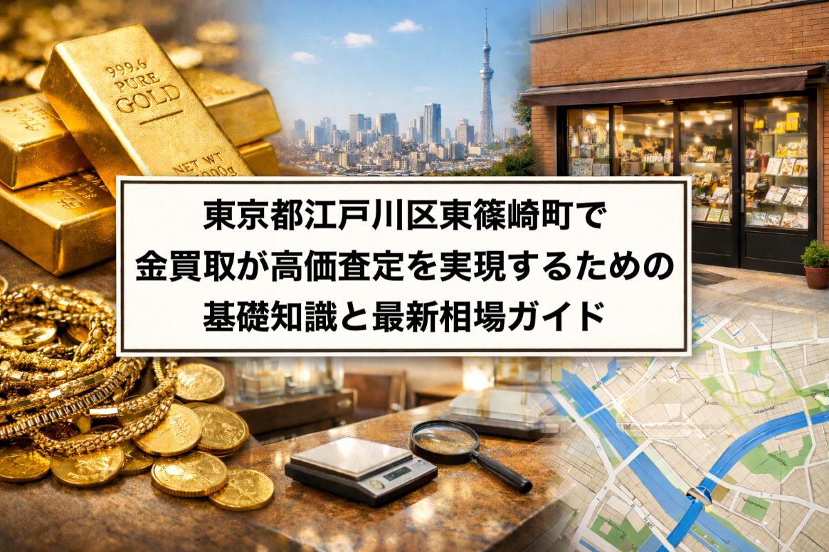 東京都江戸川区東篠崎町で金買取が高価査定を実現するための基礎知識と最新相場ガイド