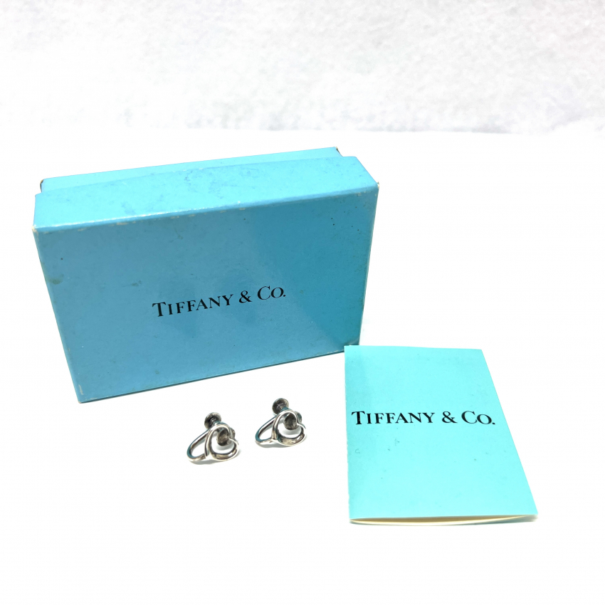Tiffany & Co ティファニー SV925 オープンハート イヤリング