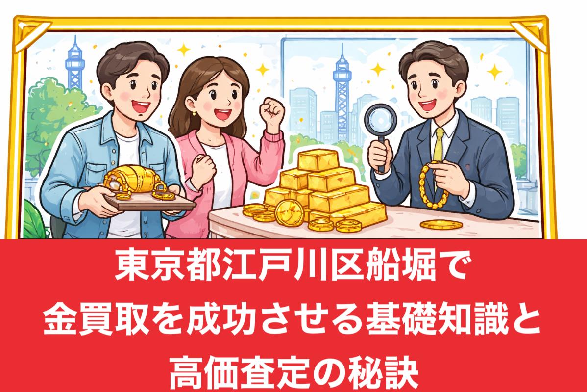 東京都江戸川区船堀で金買取を成功させる基礎知識と高価査定の秘訣