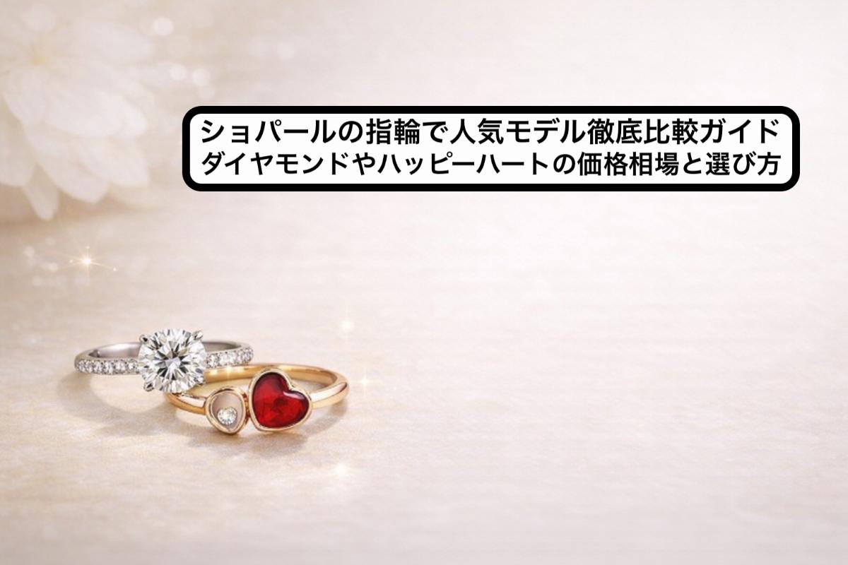 ショパールの指輪で人気モデル徹底比較ガイド｜ダイヤモンドやハッピーハートの価格相場と選び方