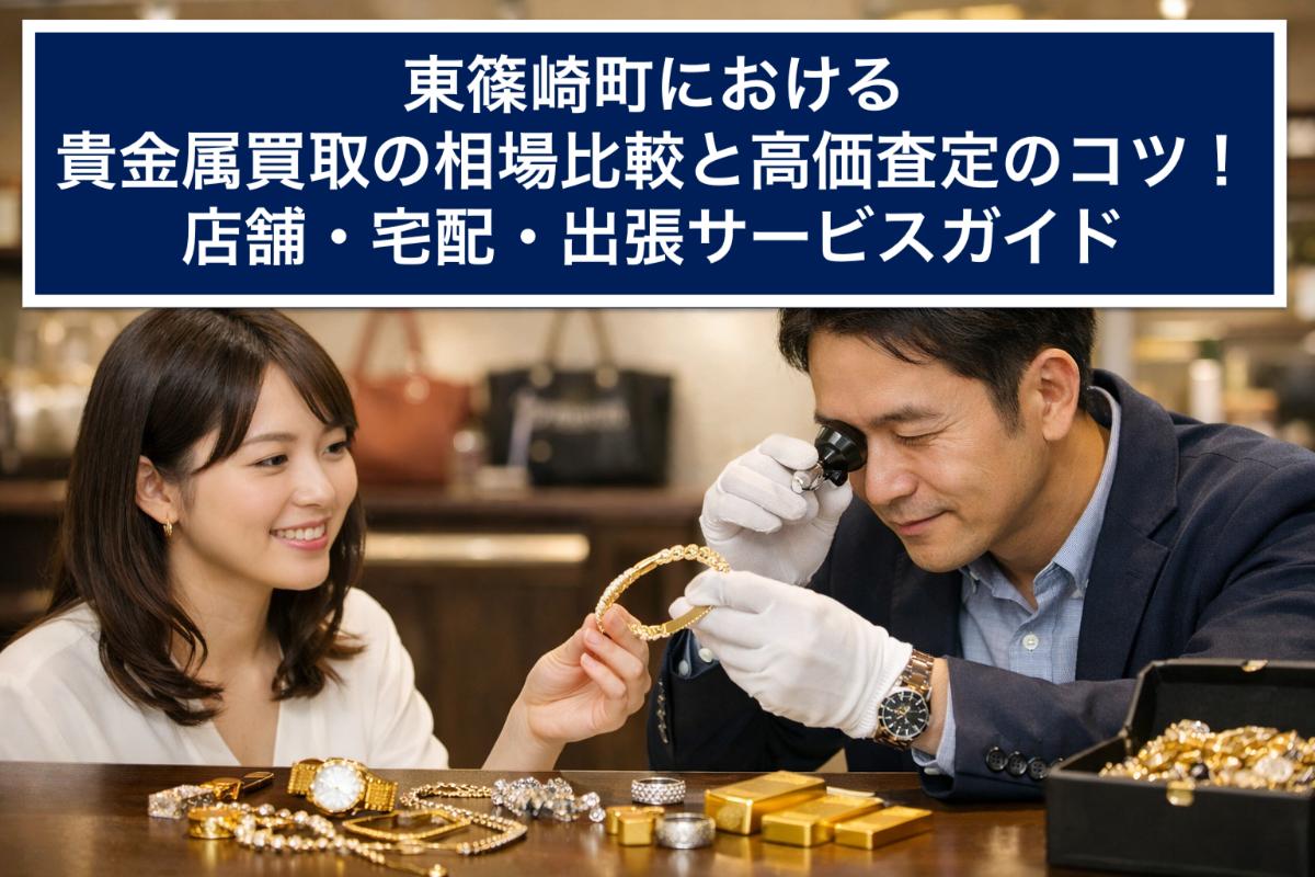 東篠崎町における貴金属買取の相場比較と高価査定のコツ！店舗・宅配・出張サービスガイド