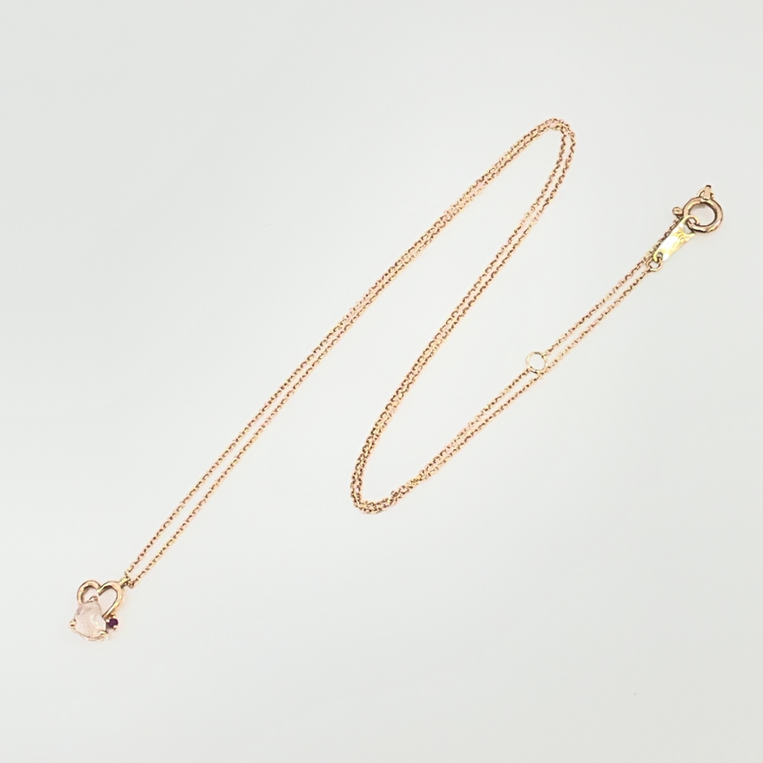 K10 ネックレス 石付