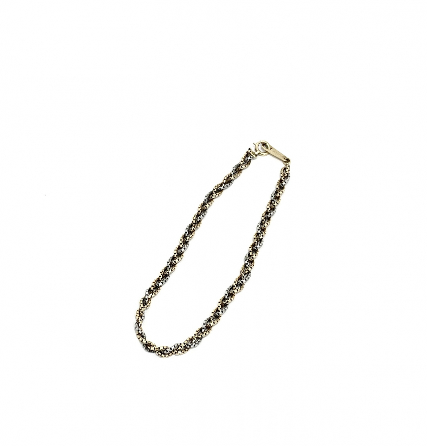 K18/Pt850コンビ　ブレスレット