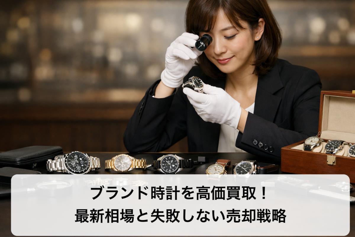 ブランド時計を高価買取!最新相場と失敗しない売却戦略