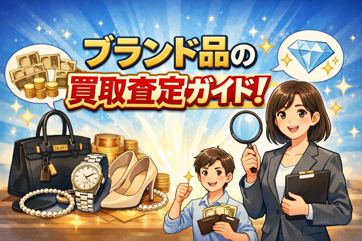 ブランド品の買取査定ガイド!相場・査定方法・高く売るコツを解説