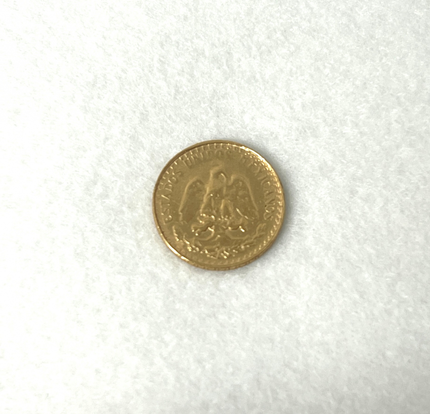 K21.6　メキシコ　2ペソ金貨