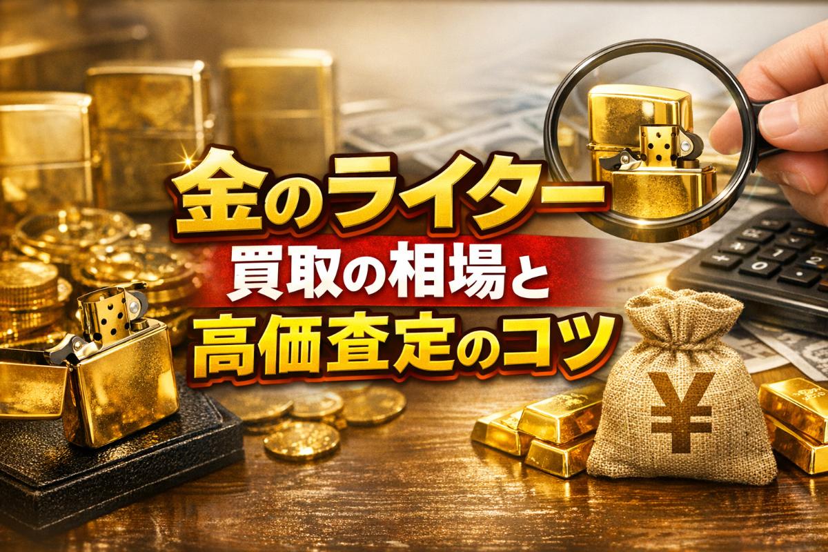 金のライター買取の相場と高価査定のコツ徹底解説|種類別価格と買取方法の比較も