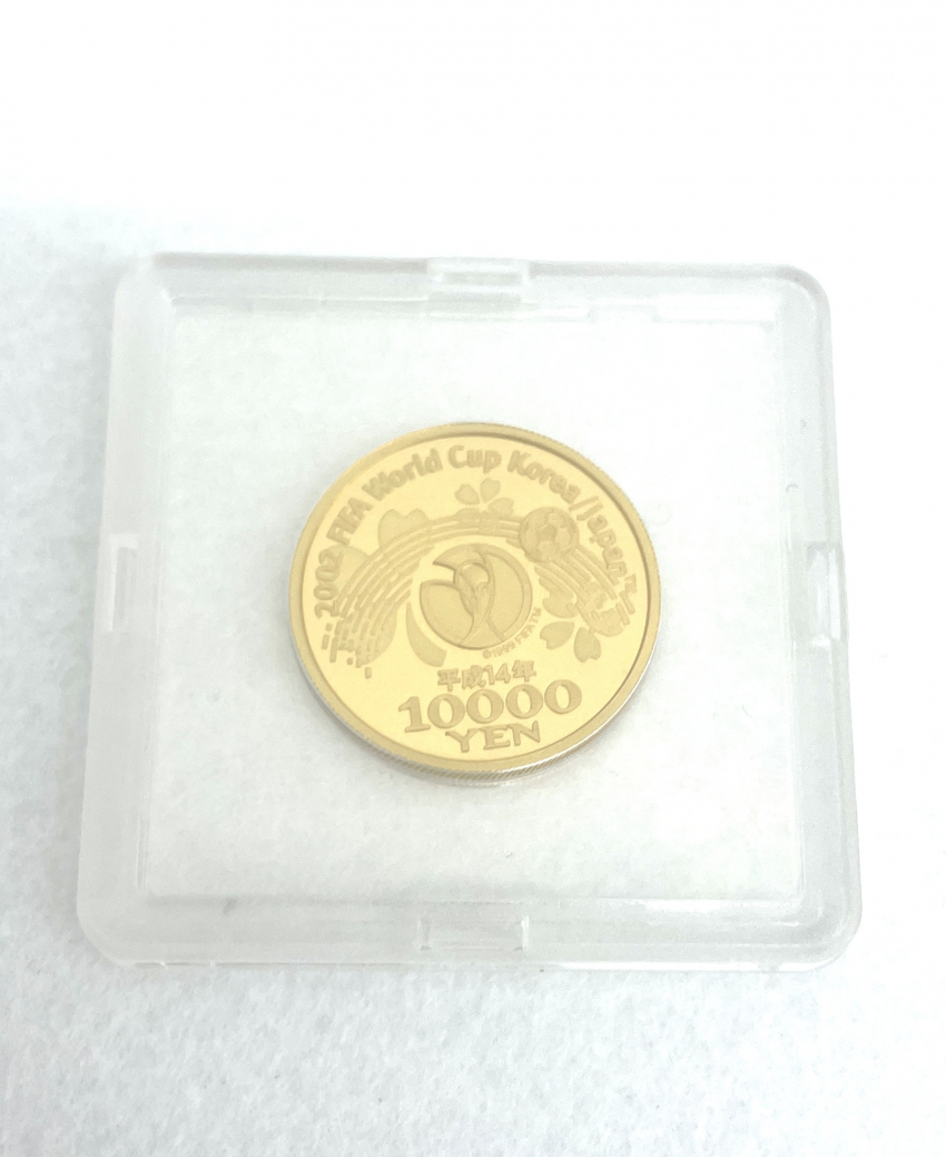2002 FIFAワールドカップ 記念 1万円金貨 