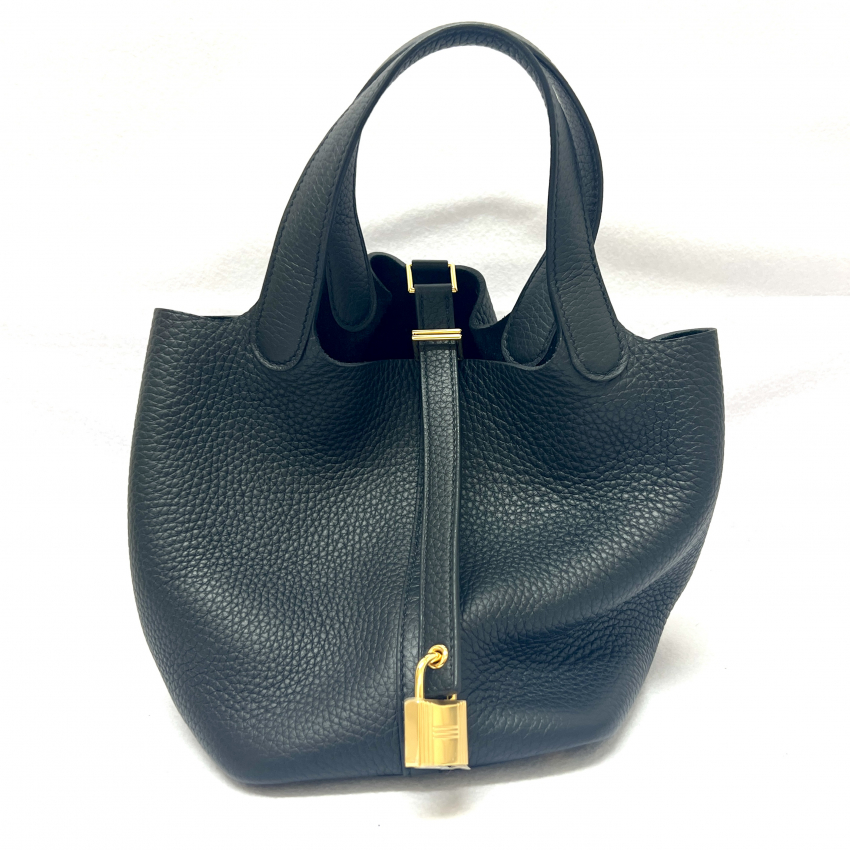 HERMES　エルメス　ピコタンロックPM　ブラック 　K刻印