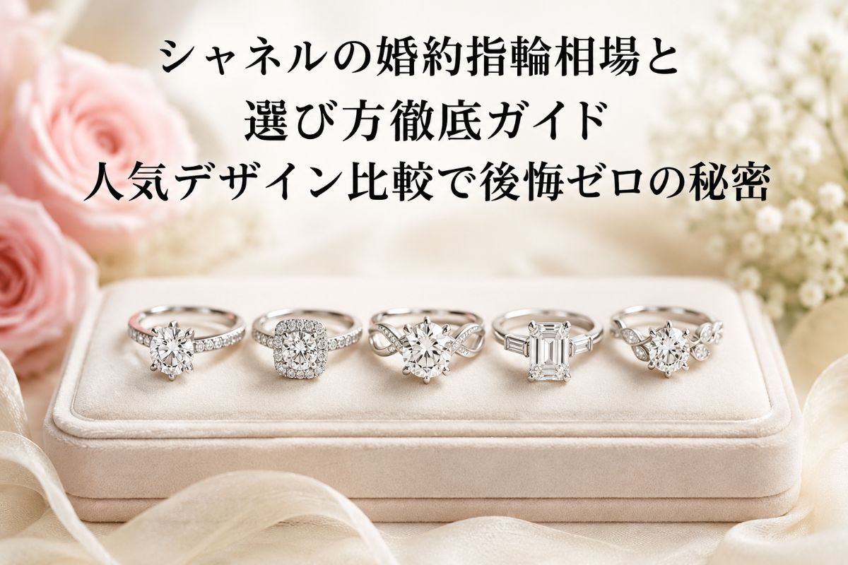 シャネルの婚約指輪相場と選び方徹底ガイド 人気デザイン比較で後悔ゼロの秘密
