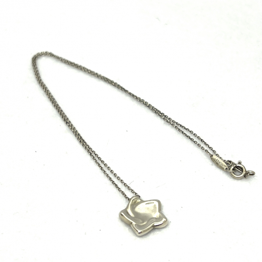 TIFFANY＆Co ティファニー SV925 スターモチーフ シルバーネックレス　