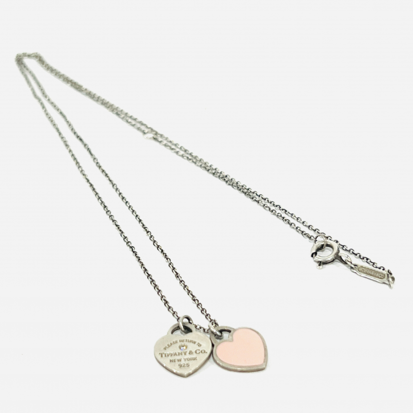 Tiffany ティファニー「リターントゥ ダブルハート」 ネックレス シルバー SV925