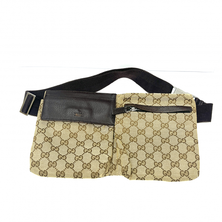GUCCI　GGキャンバス　ボディバッグ　28566