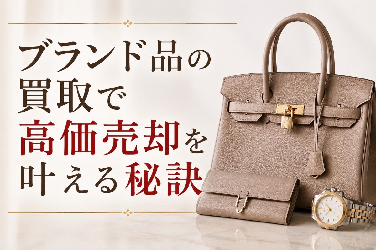 ブランド品の買取で高価売却を叶える秘訣