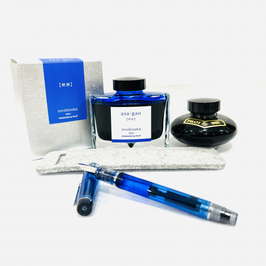 14K 刻印 PILOT パイロット 万年筆 カスタムヘリテイジ92　廃盤　インクセット