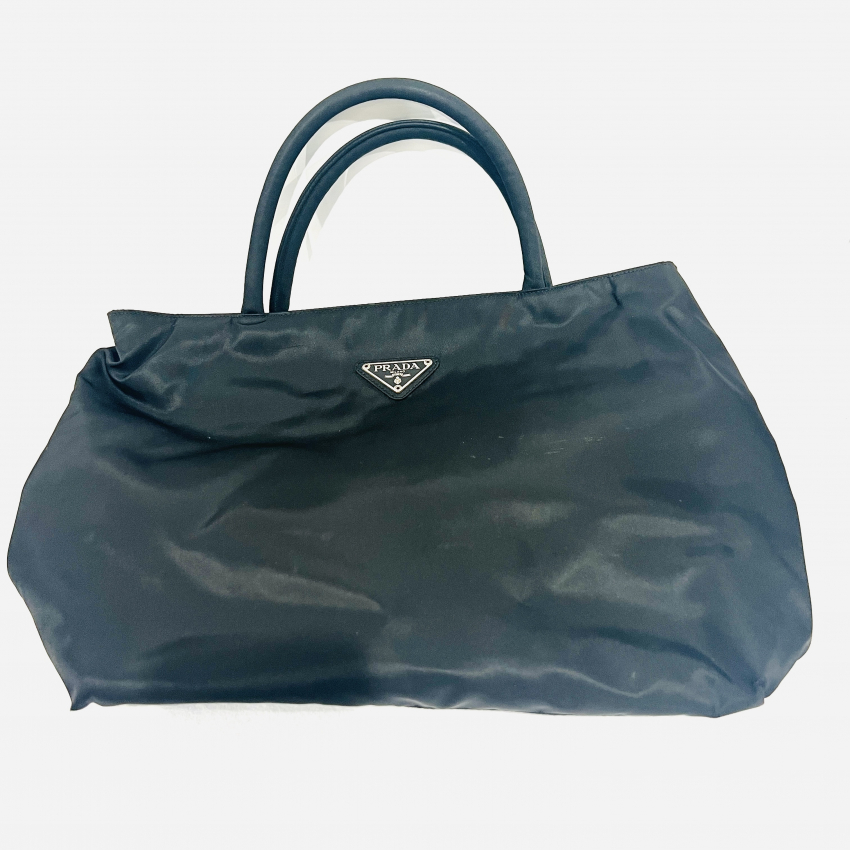 PRADA　ポコノ　ナイロン　トートバッグ　ブラック