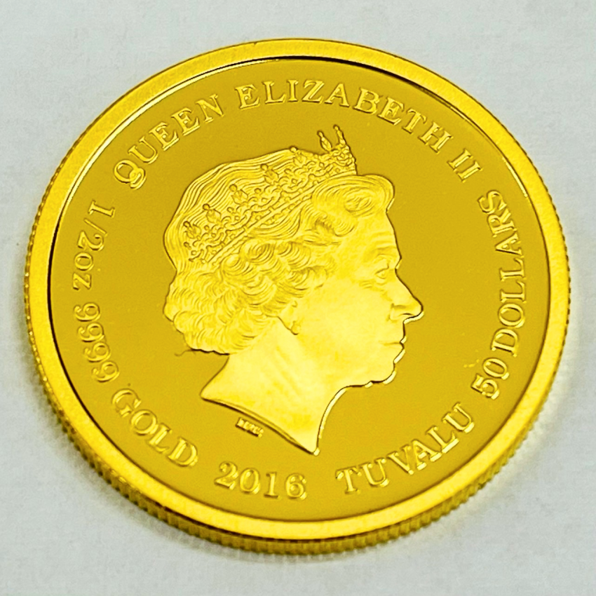 エリザベス2世女王　金貨
