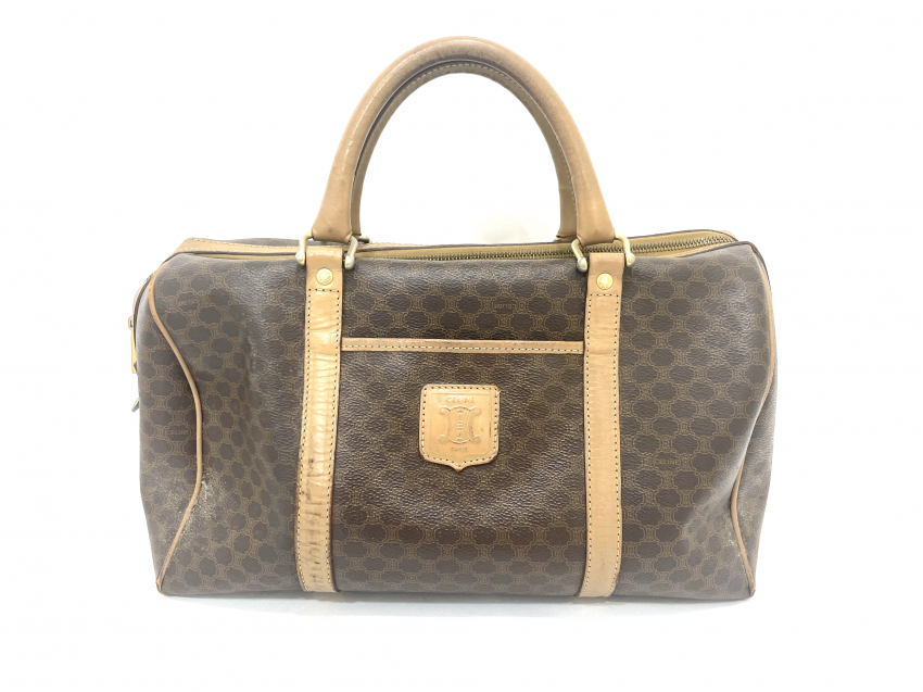 CELINE　セリーヌ　マカダム　ボストンバッグ