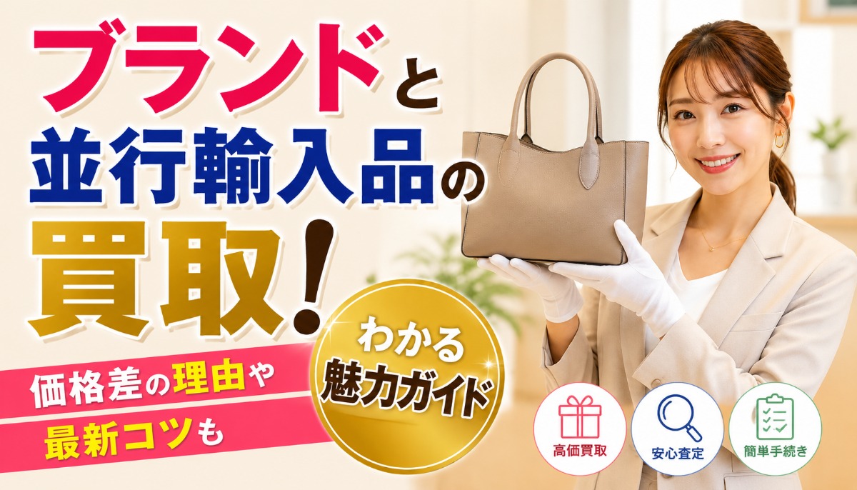 ブランドと並行輸入品の買取!価格差の理由や最新コツもわかる魅力ガイド