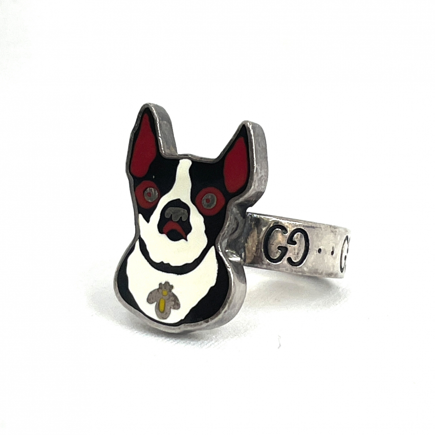 GUCCI グッチ BOSCO ＆ ORSO ボスコ オルソ シルバー925リング 12号