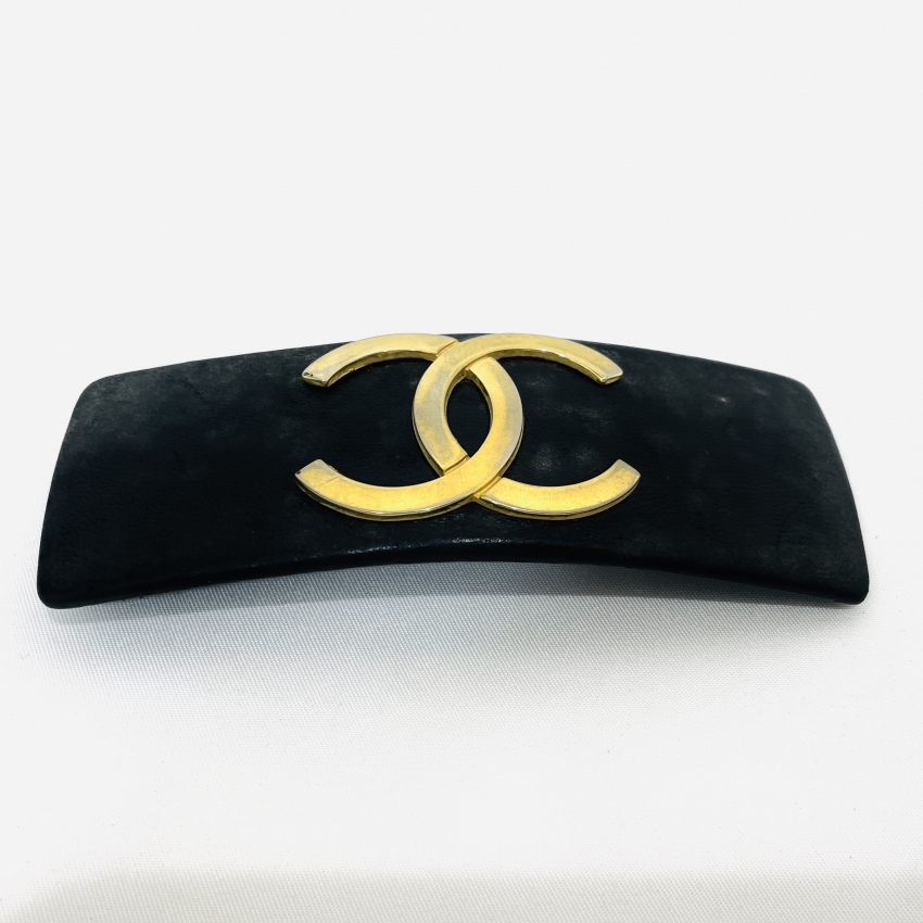 CHANEL　ココマーク　バレッタ