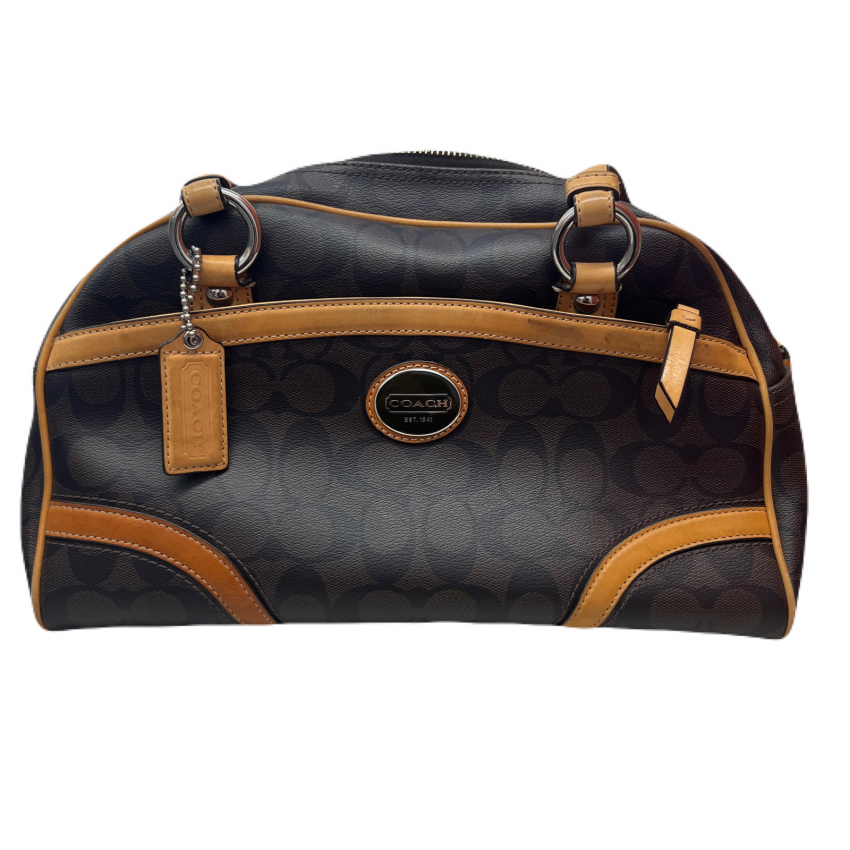 COACH　シグネチャー　ミニボストンバッグ　F18919