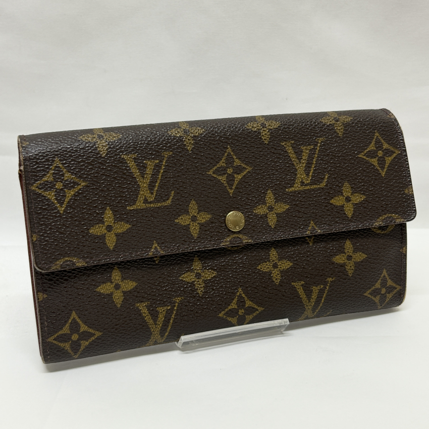 ルイ・ヴィトン LOUIS VUITTON ポシェット ポルトモネクレディ M61725 モノグラム 長財布